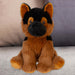 Alsatian Eco Soft Toy Planet Pals Animals Black - 25cm x 18cm