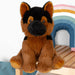 Alsatian Eco Soft Toy Planet Pals Animals Black - 25cm x 18cm
