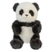 Sitting Luxury Panda Soft Toy In Mink Multi - 25cm x 15cm