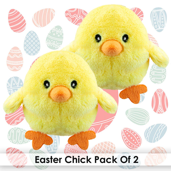 VFM - Baby Chick Soft Easter Toy 10cm - Super Soft Cuddly (2 Pack)