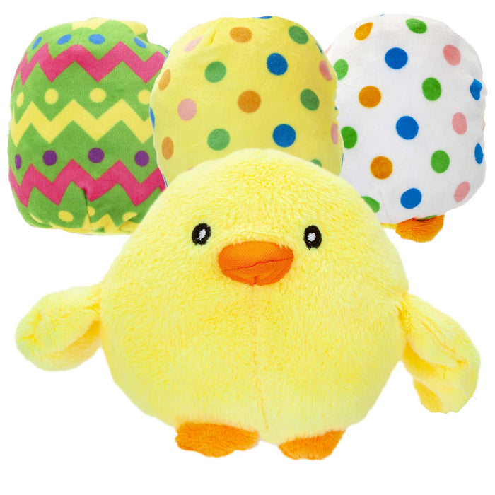 Baby Chick Soft Easter Chick in Egg 12cm Reversible Plush (Pack of 1)