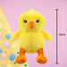 Eco Plush Easter Chick Soft Toy 15cm x 15cm Yellow X 1