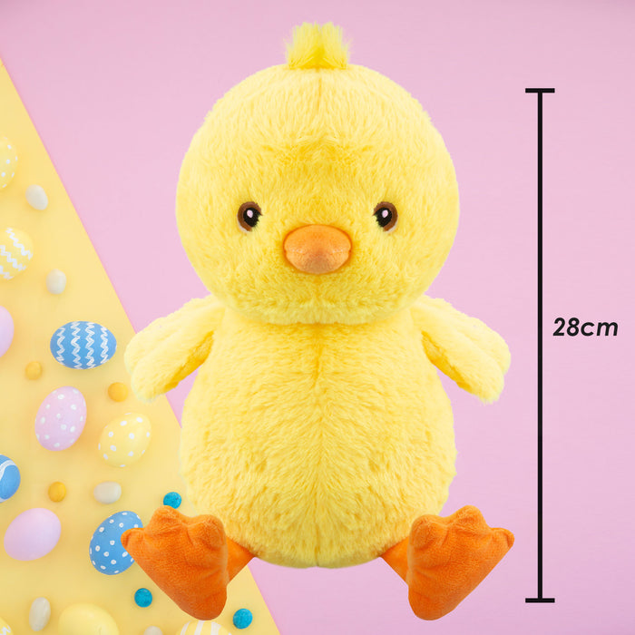 Eco Plush Easter Chick Soft Toy 28cm x 23cm Yellow X 1