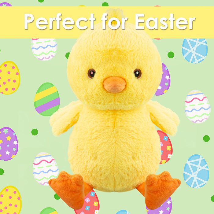 Eco Plush Easter Chick Soft Toy 28cm x 23cm Yellow X 1