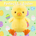Eco Plush Easter Chick Soft Toy 28cm x 23cm Yellow X 1