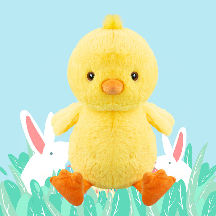 Eco Plush Easter Chick Soft Toy 28cm x 23cm Yellow X 1