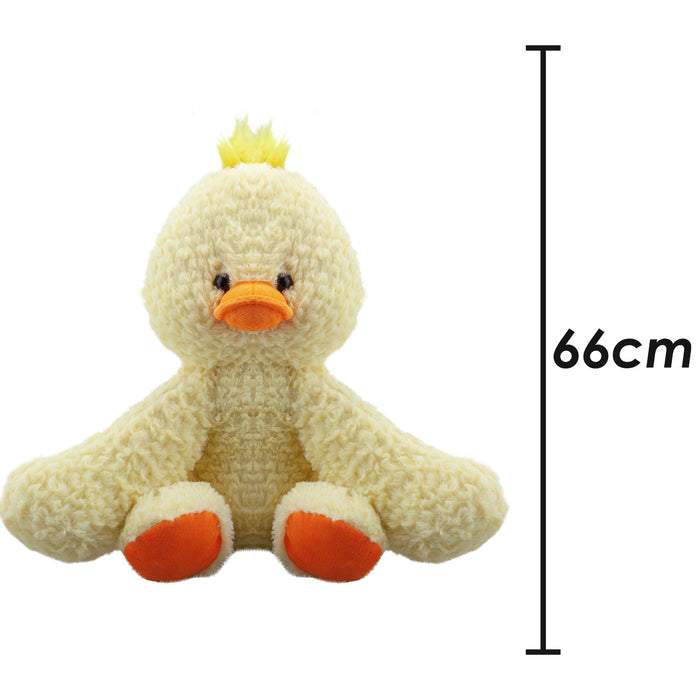 Giant Chick Soft Toy Easter Plushie Spring Plush Toy Yellow Chick 66cm