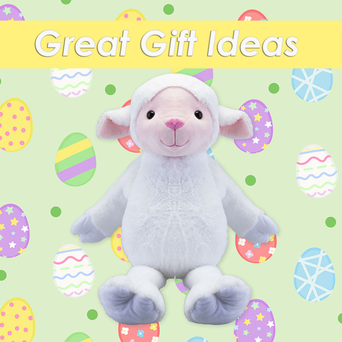 Giant Lamb Soft Toy Easter Plushie Spring Plush Toy White Lamb 66cm