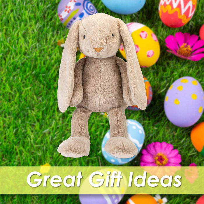 Bunny Soft Toy Easter Long Eared Plush Cute Huggable Cuddly 60cm Brown