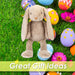 Bunny Soft Toy Easter Long Eared Plush Cute Huggable Cuddly 60cm Brown