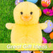 Easter Chick Soft Toy 14cm x 13cm Yellow X 1