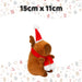 Christmas Capybara 15cm Soft Toy Plush Gift Idea 15cm x 11cm Brown X 1