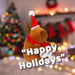 Christmas Capybara 15cm Soft Toy Plush Gift Idea 15cm x 11cm Brown X 1