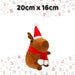 Christmas Capybara 20cm Soft Toy Plush Gift Idea 20cm x 16cm Brown X 1