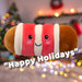 Christmas  Pig In Blanket Xmas Foodies Soft Toy Plush 16cm X 1