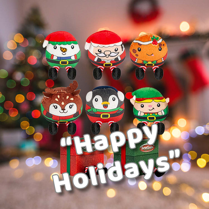 Christmas Soft Toy Mystery Bag Plush Gift 9cm x 9cm Multicolour X 1