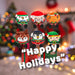 Christmas Soft Toy Mystery Bag Plush Gift 9cm x 9cm Multicolour X 1