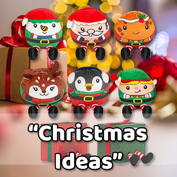 Christmas Soft Toy Mystery Bag Plush Gift 9cm x 9cm Multicolour X 1