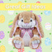 Bunny Soft Toy Easter Plushie Spring Plush Toy Bunny 25.5cm