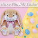 Bunny Soft Toy Easter Plushie Spring Plush Toy Bunny 25.5cm