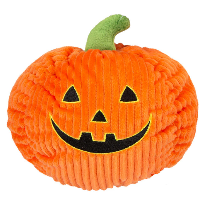 Halloween Pumpkin Soft Toy Smiling Plush 10cm x 15cm Orange X 1