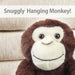 Hanging Monkey 50cm Plush Lifelike Toy With Hook and Loop Hands - Cuddle Crew