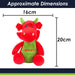 Red Dragon Soft Toy Cute Plushie Huggable Plush