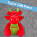 Red Dragon Soft Toy Cute Plushie Huggable Plush