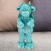 Gorgeous George Luxury Dragon Soft Toy Two Tone Blue - 23cm x 12cm