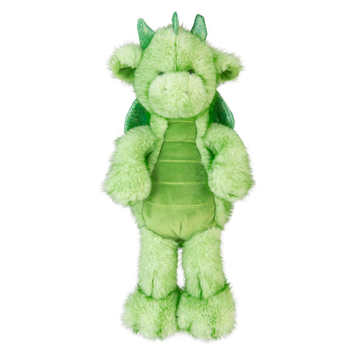 Gorgeous George Luxury Dragon Soft Toy Two Tone Green - 23cm x 12cm