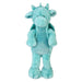 Gorgeous George Luxury Dragon Soft Toy Two Tone Blue - 30cm x 14cm