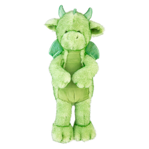 Gorgeous George Luxury Dragon Soft Toy Two Tone Green - 30cm x 14cm