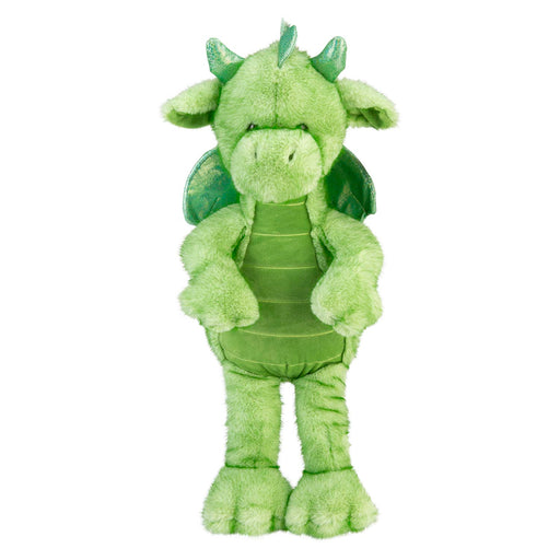 Gorgeous George Luxury Dragon Soft Toy Two Tone Green - 40cm x 20cm