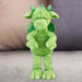 Gorgeous George Luxury Dragon Soft Toy Two Tone Green - 40cm x 20cm