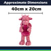 Gorgeous George Luxury Dragon Soft Toy Two Tone Pink - 40cm x 20cm