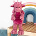 Gorgeous George Luxury Dragon Soft Toy Two Tone Pink - 40cm x 20cm
