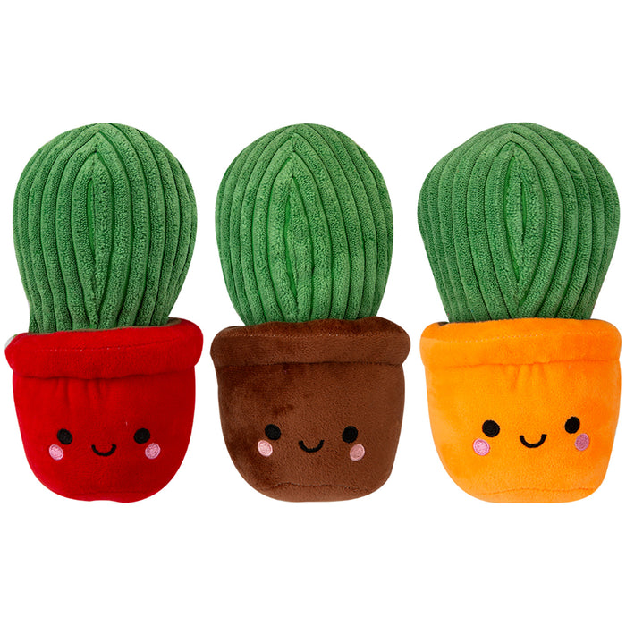 Potted Cactus Soft Toy Cute Plushie Huggable Cuddly Stuffed Toy Gift 20cm Red