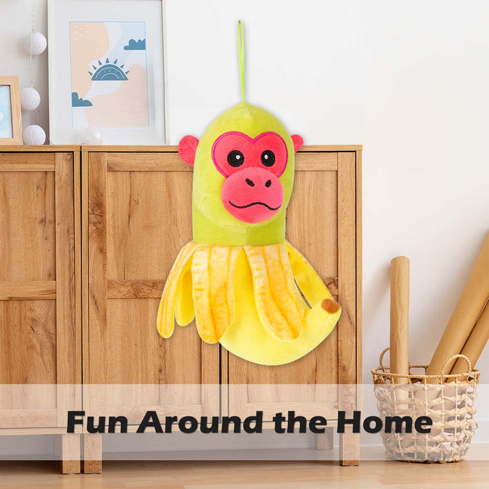 Brain rot Banana Monkey Soft Toy Plush Gift 22cm x 10cm Yellow X 1