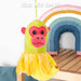 Brain rot Banana Monkey Soft Toy Plush Gift 22cm x 10cm Yellow X 1