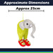 Brain rot Elephant Cactus Soft Toy Plush Gift 25cm x 17cm Green X 1