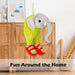 Brain rot Elephant Cactus Soft Toy Plush Gift 25cm x 17cm Green X 1