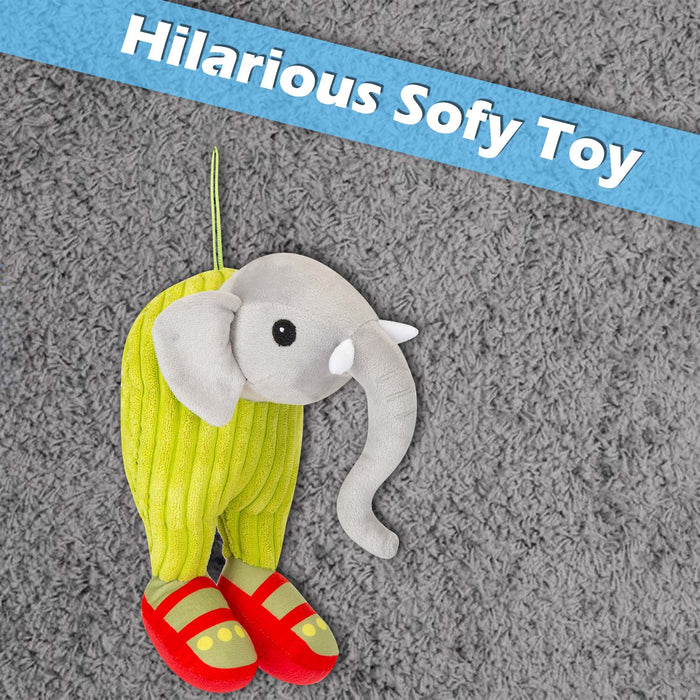 Brain rot Elephant Cactus Soft Toy Plush Gift 25cm x 17cm Green X 1