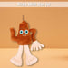 Brain rot Teapot Soft Toy Plush Gift 30cm x 25cm Brown X 1