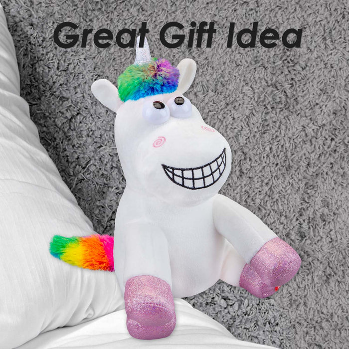 Fartypants Unicorn Soft Toy With Sound Chip Multi - 25cm x 12cm