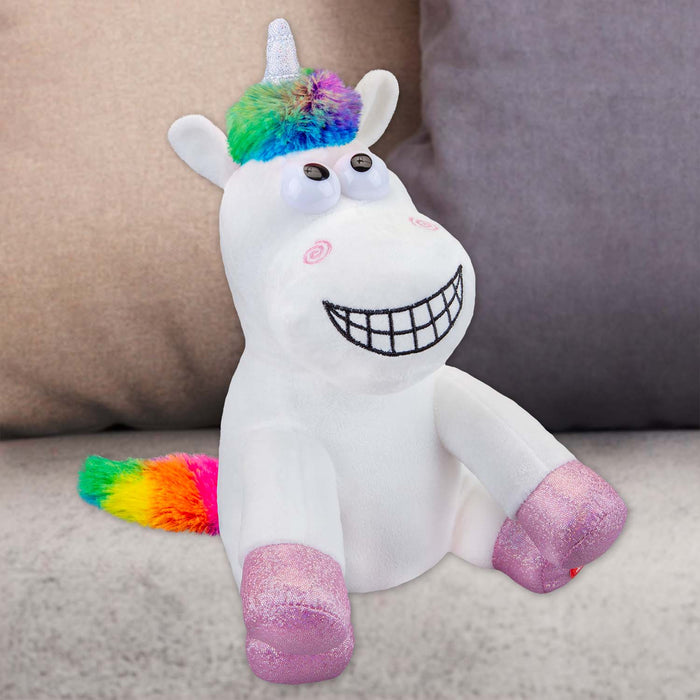 Fartypants Unicorn Soft Toy With Sound Chip Multi - 25cm x 12cm