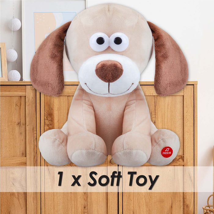 Fartypants Dog Soft Toy With Sound Chip Feature Multi - 25cm x 12cm