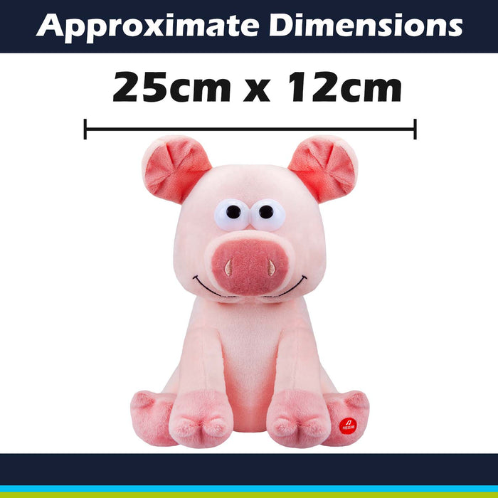 Fartypants Pig Soft Toy With Sound Chip Feature Multi - 25cm x 12cm