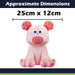Fartypants Pig Soft Toy With Sound Chip Feature Multi - 25cm x 12cm
