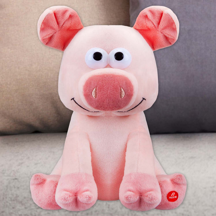 Fartypants Pig Soft Toy With Sound Chip Feature Multi - 25cm x 12cm