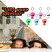 Neon Skull Key Chain 1 Piece Mystery Bag Halloween Party, Trick or Treat 8cm MultiColour